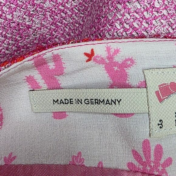NEW MAISON COMMON Pink Tweed Skirt Suit - Size 40 - Picture 16 of 16